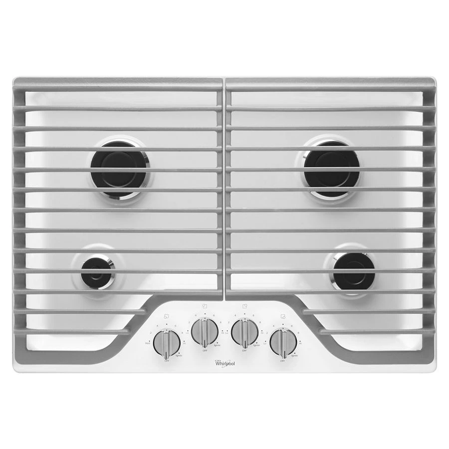 30 inch Gas Cooktop with Multiple SpeedHeat™ Burners WCG51US0DW, product image 3 of 4
