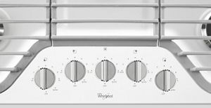 36 inch 5 Burner Gas Cooktop with Fifth Burner WCG51US6DW, product image 3 of 4