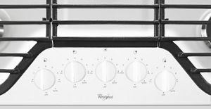 36 inch 5 Burner Gas Cooktop with Fifth Burner WCG51US6DW, product image 2 of 4