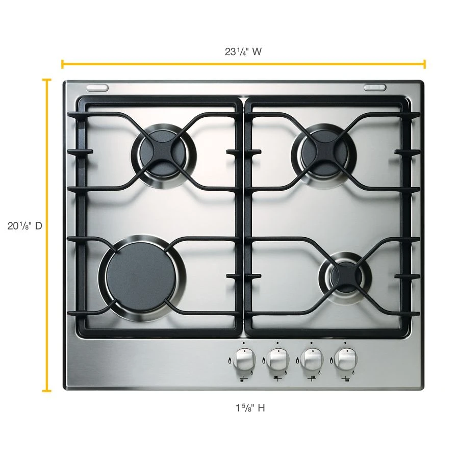 24-inch Gas Cooktop with Sealed Burners view 4