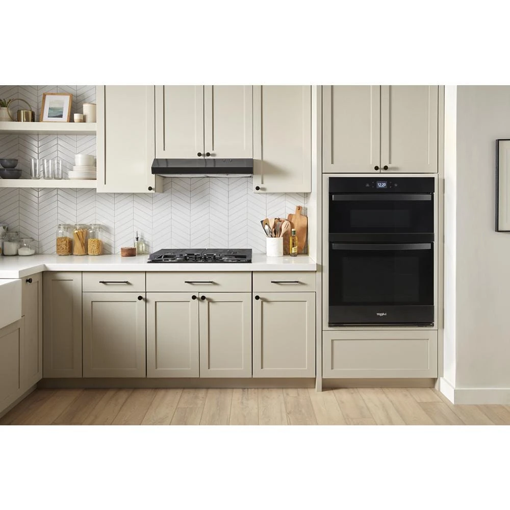 30-inch Gas Cooktop with EZ-2-Lift™ Hinged Cast-Iron Grates WCG55US0HB, product image 19 of 26