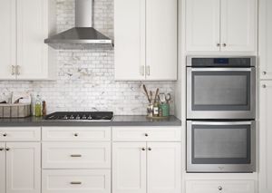 30 inch 5 Burner Gas Cooktop with EZ-2-Lift Hinged Cast-Iron Grates WCG97US0DS, product image 4 of 12