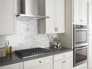30 inch 5 Burner Gas Cooktop with EZ-2-Lift Hinged Cast-Iron Grates WCG97US0DS, product image 6 of 12
