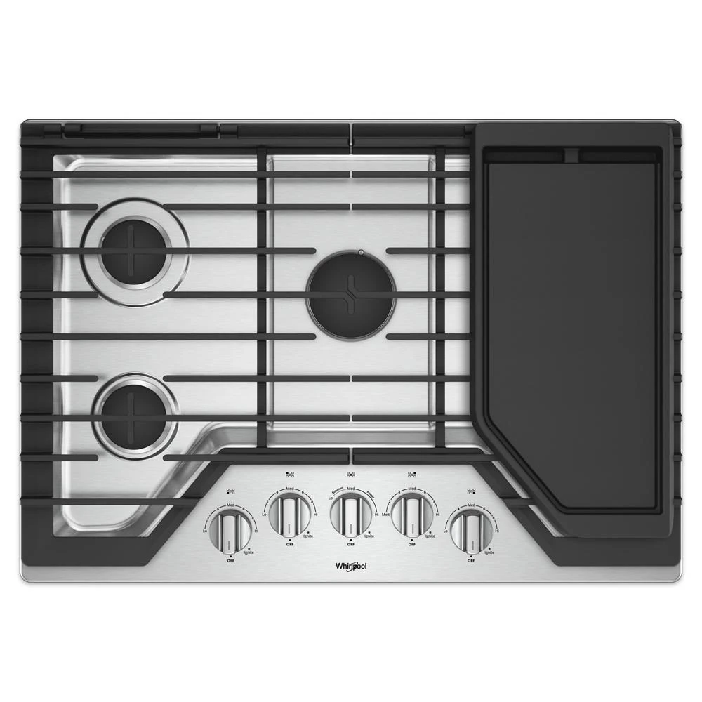 30-inch Gas Cooktop with Griddle view 3