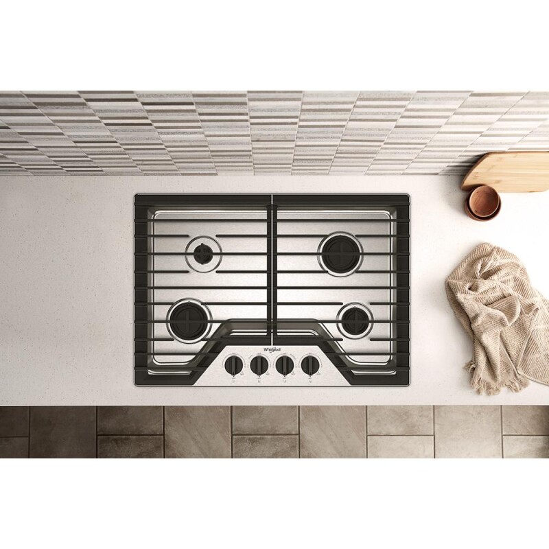30-inch Gas Cooktop with SpeedHeat Burners WCGK3030PS
