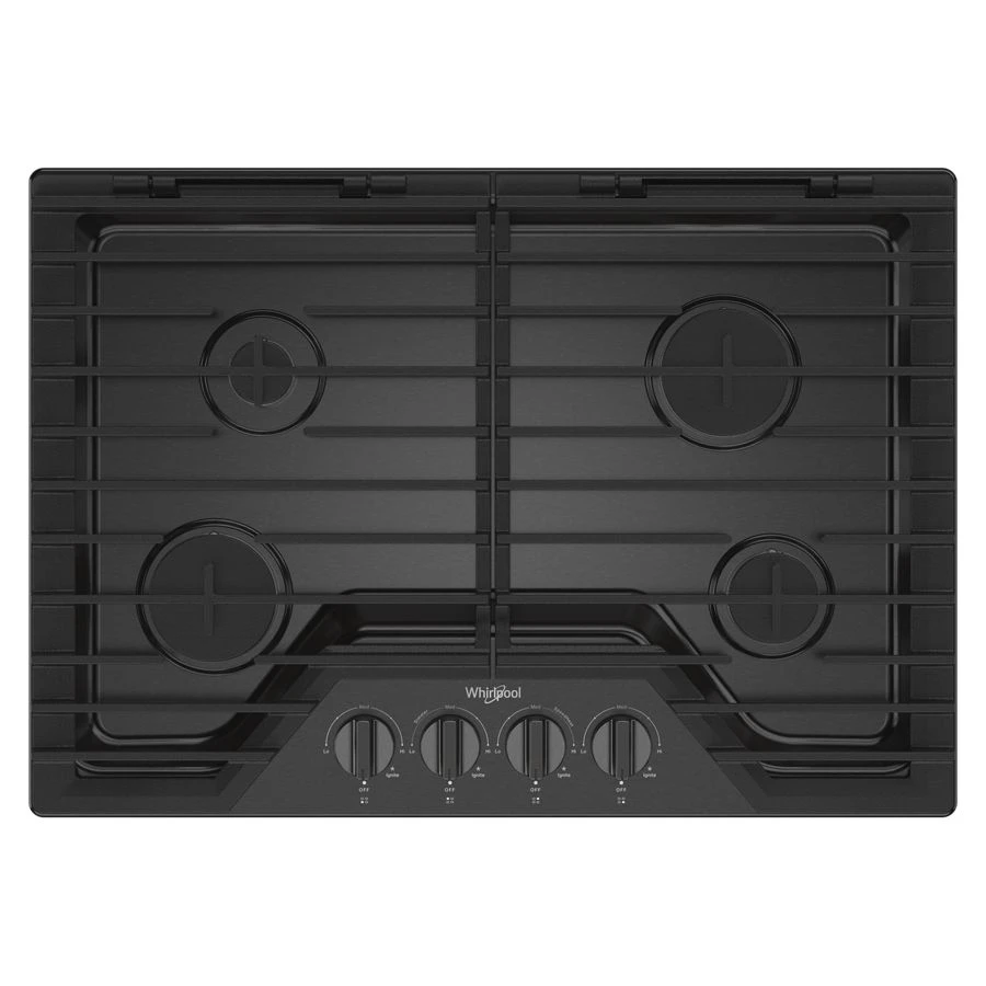 30-inch Gas Cooktop with EZ-2-Lift™ Hinged Cast-Iron Grates WCGK5030PS