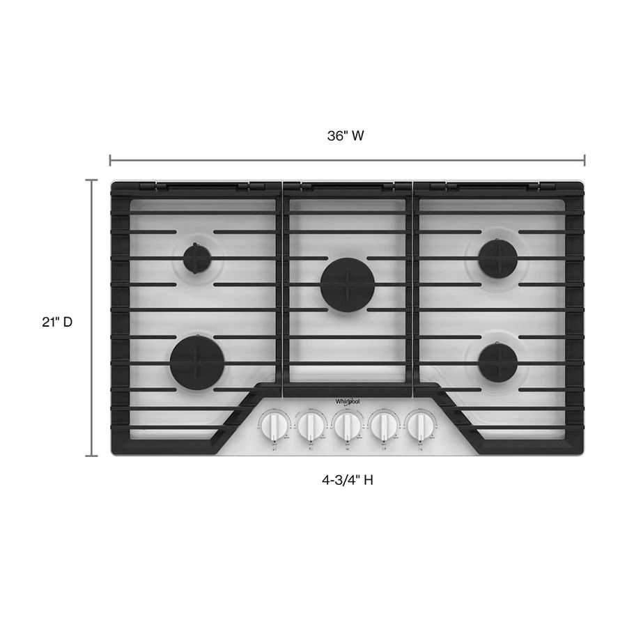 36-inch Gas Cooktop with EZ-2-Lift™ Hinged Cast-Iron Grates view 15