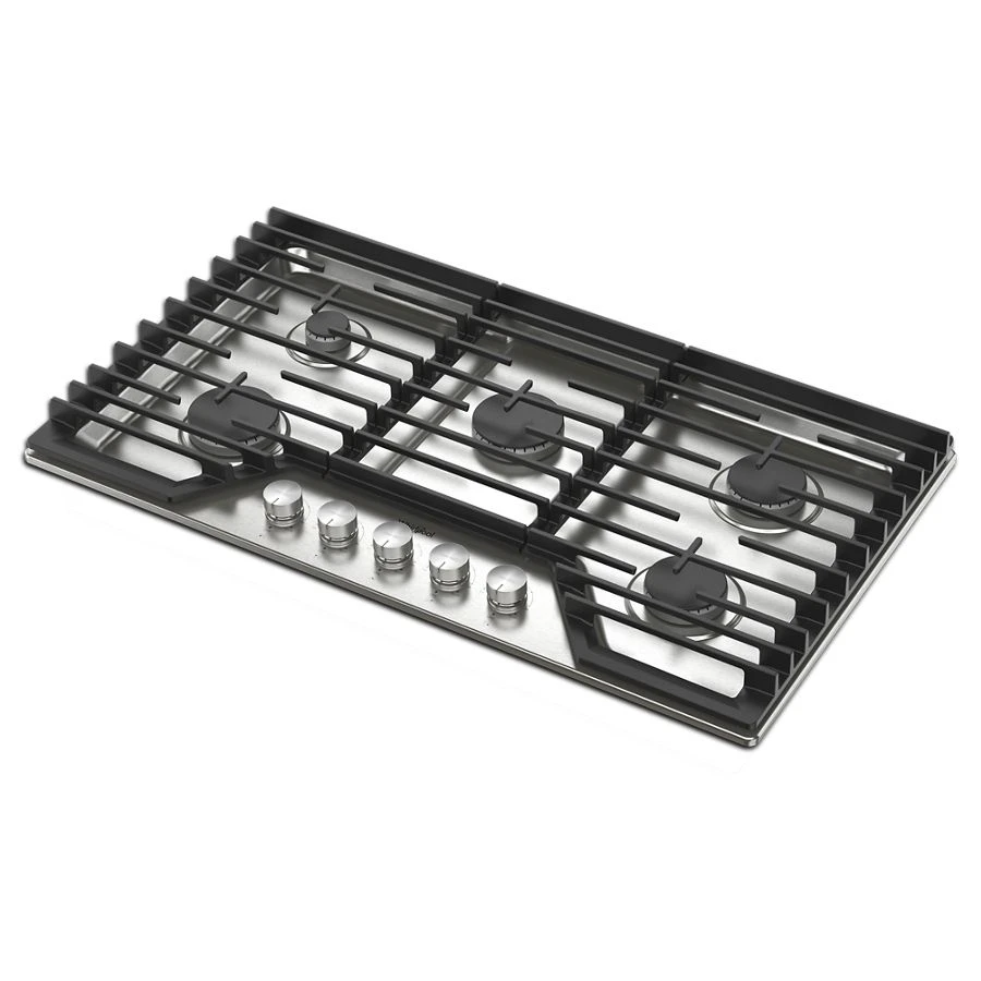 36-inch Gas Cooktop with 5 Burners and EZ-2-Lift™ Hinged Cast-Iron Grates view 10