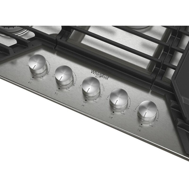 30-inch Gas Cooktop with 2-in-1 Hinged Grate to Griddle WCGK7530PS