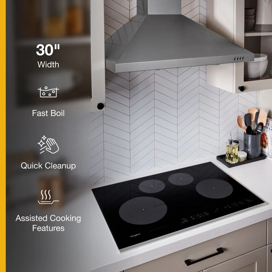 30-Inch Induction Cooktop WCI55US0JS