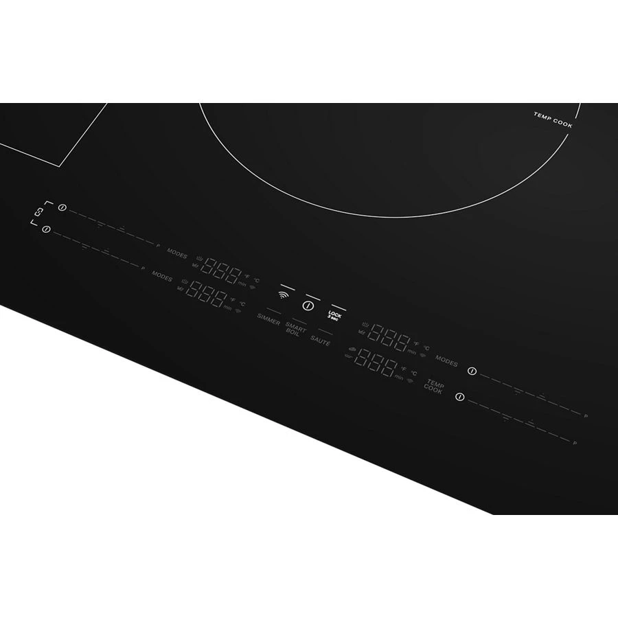 30" Intelligent Induction Cooktop with Temp Cook™ Technology and WipeClean™ Coating view 2