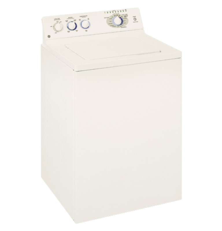 GE Super Plus 3.2 Cu. Ft. Capacity Washer Bisque on Bisque WCSE4160BCC Picture 1