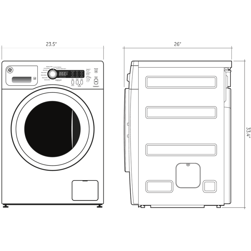 2.2 DOE Cu. Ft. Frontload Washer WCVH4815KMS