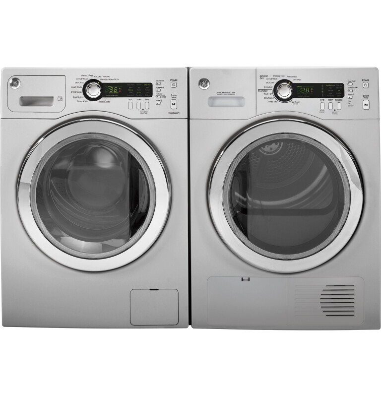 GE 2.2 DOE Cu. Ft. Frontload Washer Metallic Silver WCVH4815KMS Picture 1