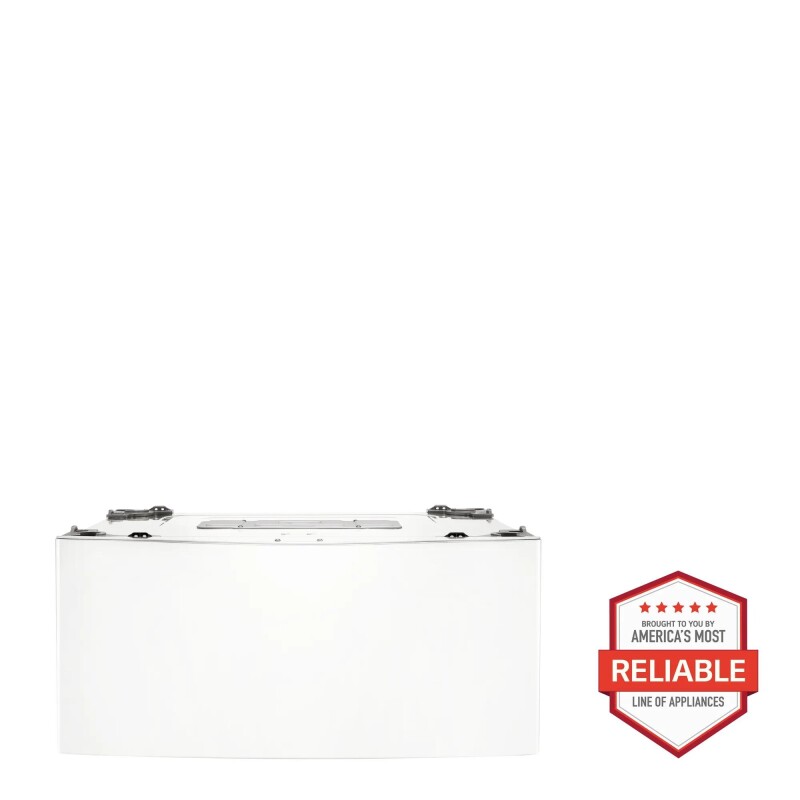 LG 1.0 cu. ft. LG SideKick™ Pedestal Washer, LG TWINWash™ Compatible White WD100CW Picture 1
