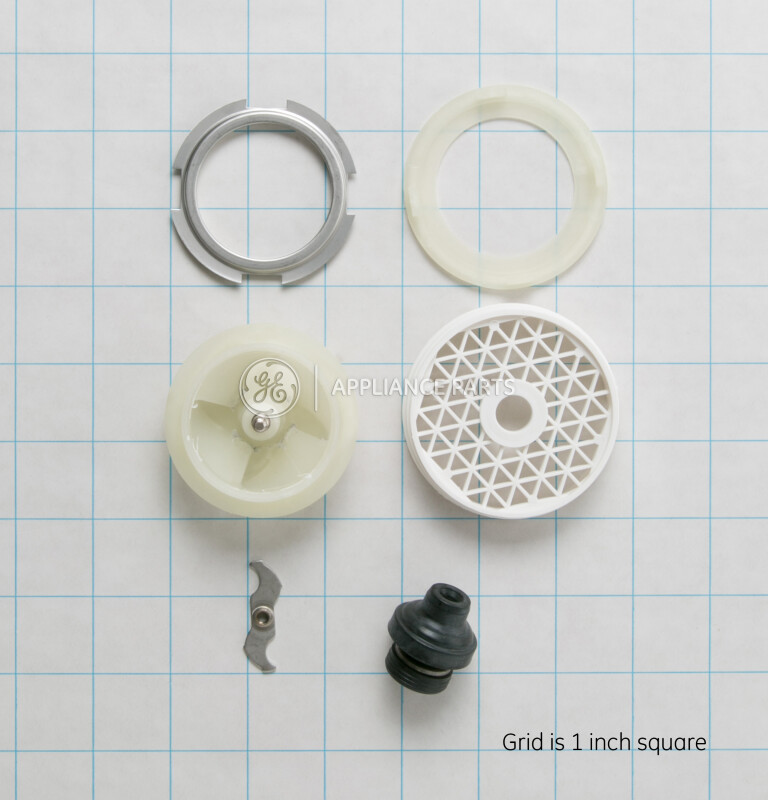 Dishwasher impeller and seal rebuild kit WD19X10032, product image 2 of 2