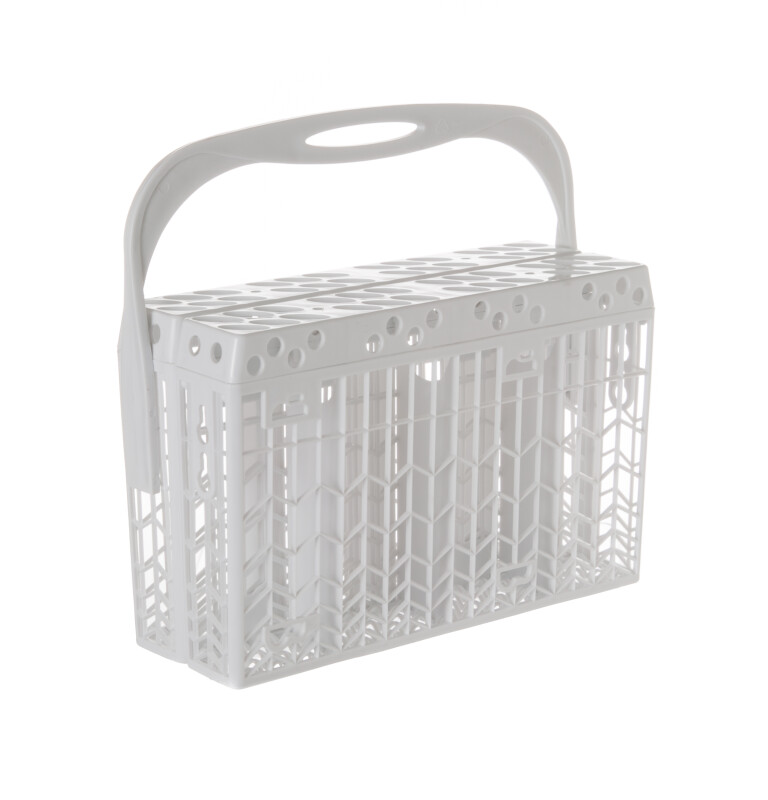 Dishwasher silverware basket, dual with handle WD28X10152, product image 3 of 3