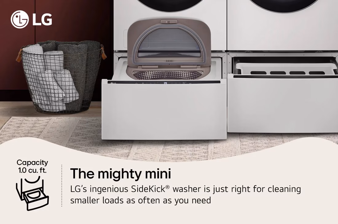 27 Inch Sidekick™ Pedestal Washer WD300CA