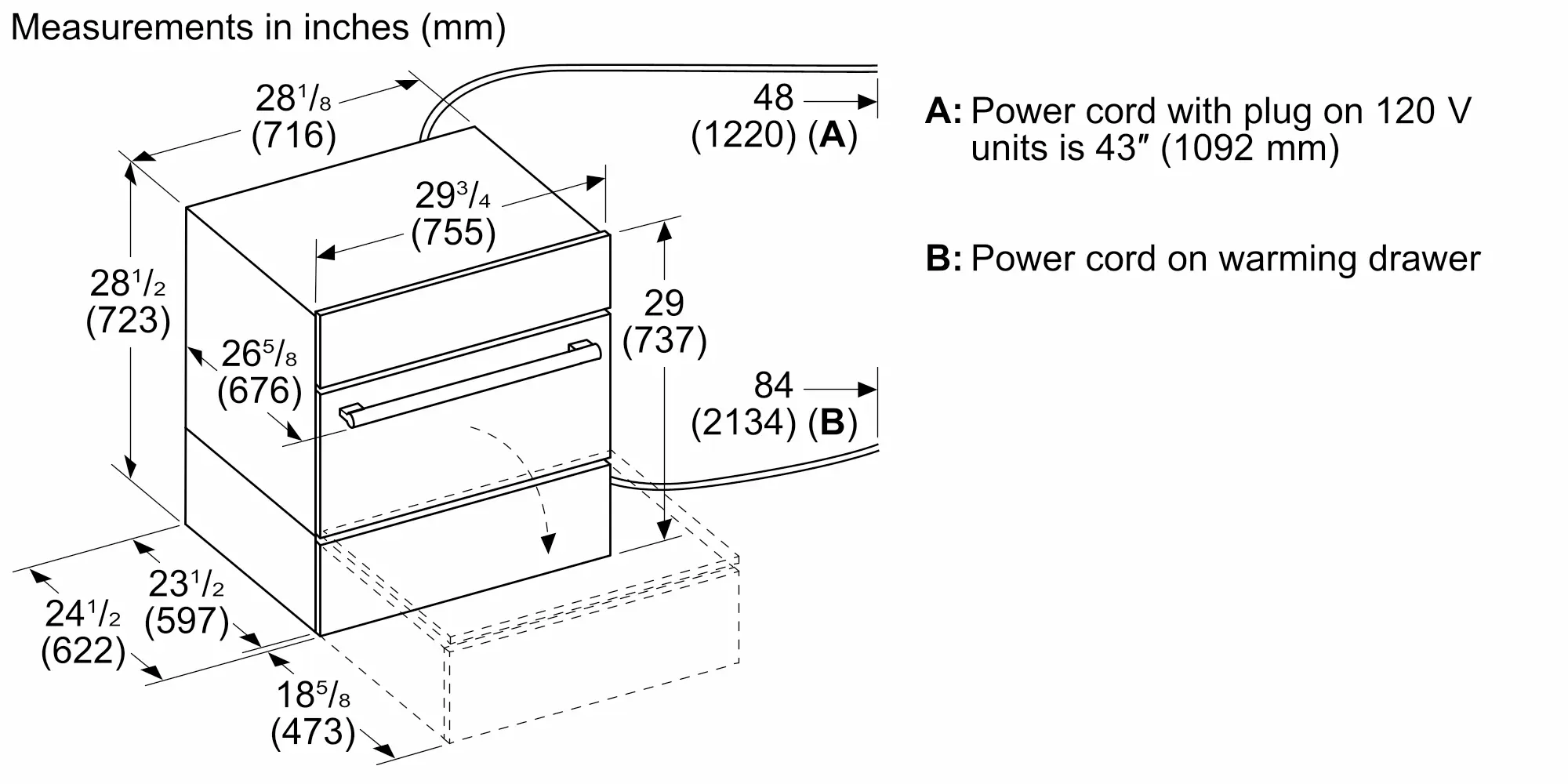 Warming Drawer 30'' WD30W