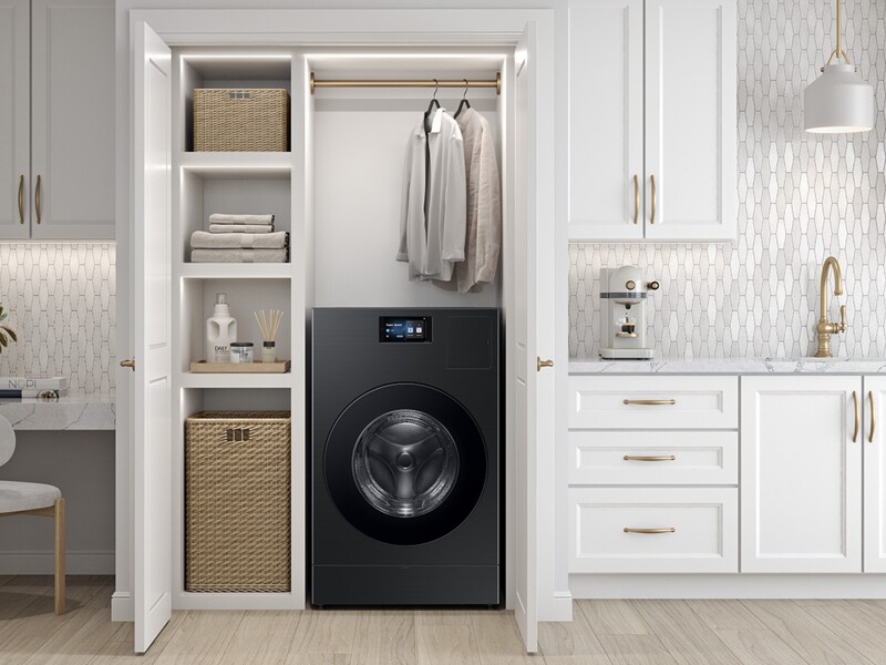 Bespoke AI All-in-One Ventless Combo AI Home 7" LCD Display AI OptiWash™ and Dry 5.3 cu.ft. WD53DBA900HBA1
