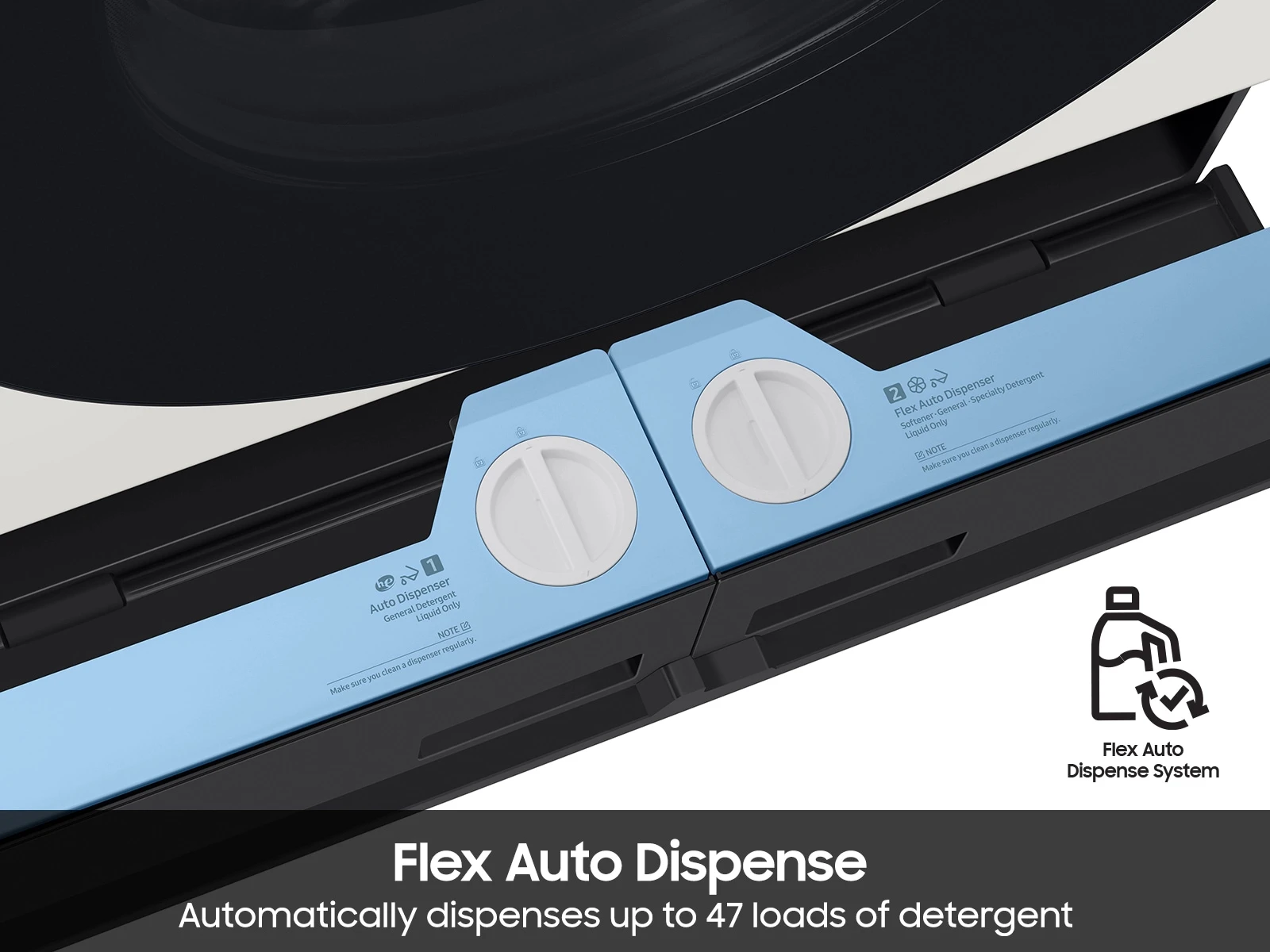 Bespoke AI All-in-One Ventless Combo AI Home 7" LCD Display AI OptiWash™ and Dry 5.3 cu. ft. WD53DBA900HYA1