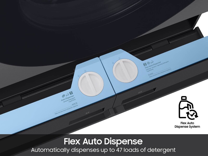 Bespoke AI All-in-One Ventless Combo AI Home 7" LCD Display AI OptiWash™ and Dry 5.3 cu. ft. WD53DBA900HZA1