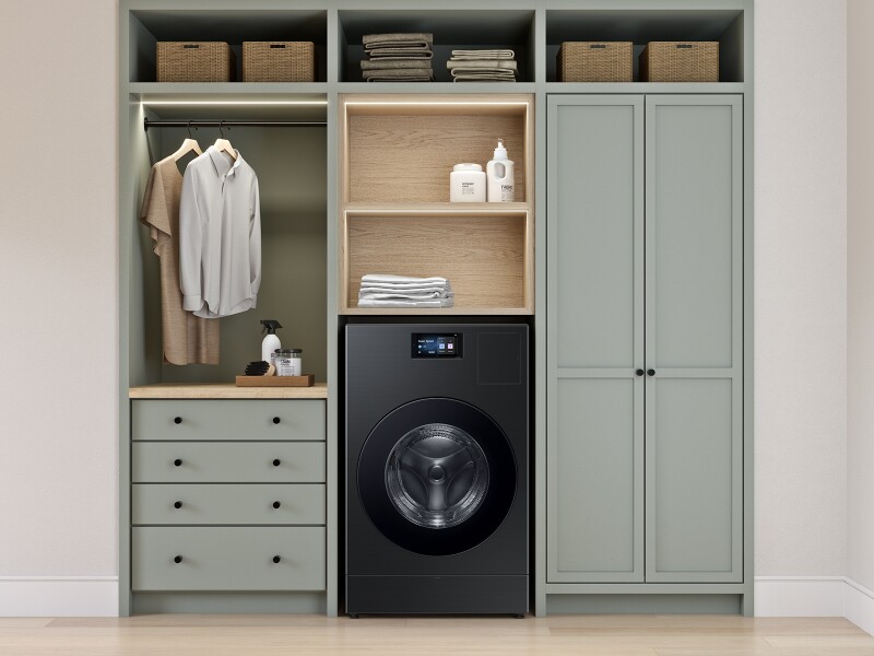 Bespoke AI All-in-One Vented Combo AI Home 7" LCD Display AI OptiWash™ & Dry 5.3 cu.ft. WD90F53AVBUS