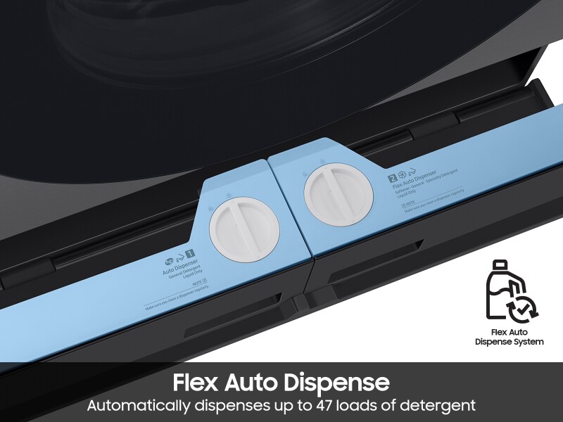 5.3 cu. ft. Bespoke AI Laundry Vented Combo™ All-in-One Ultra Capacity Washer and Electric Dryer with AI Home in Dark Steel view 8