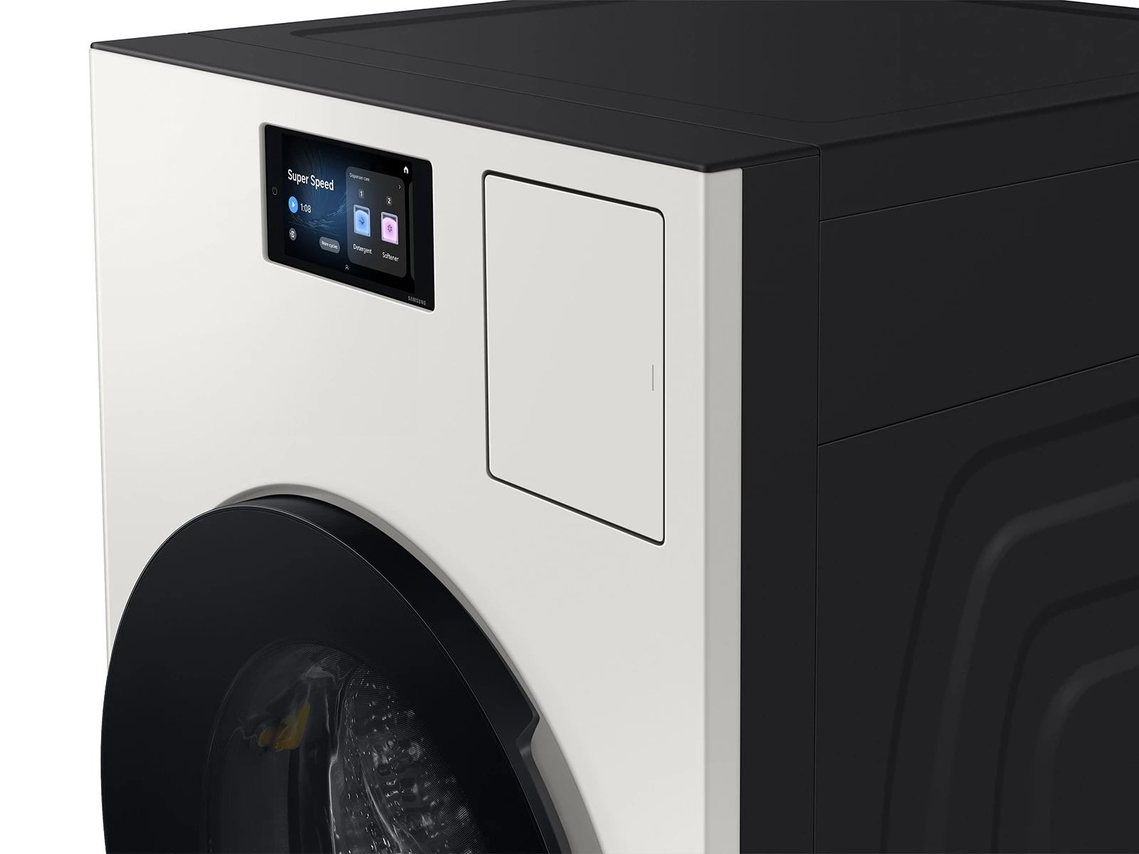 Bespoke AI All-in-One Vented Combo AI Home 7" LCD Display AI OptiWash™ & Dry 5.3 cu.ft. WD90F53AVYUS