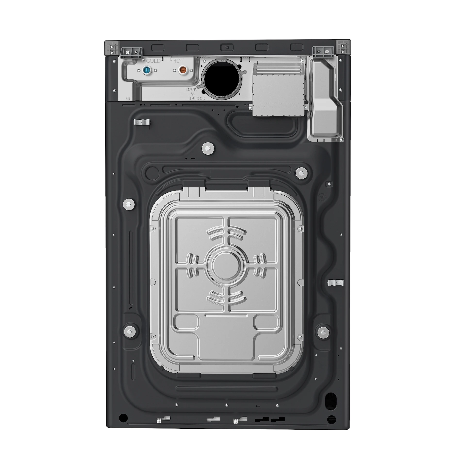 Bespoke AI All-in-One Vented Combo AI Home 7" LCD Display AI OptiWash™ & Dry 5.3 cu.ft. WD90F53AVYUS