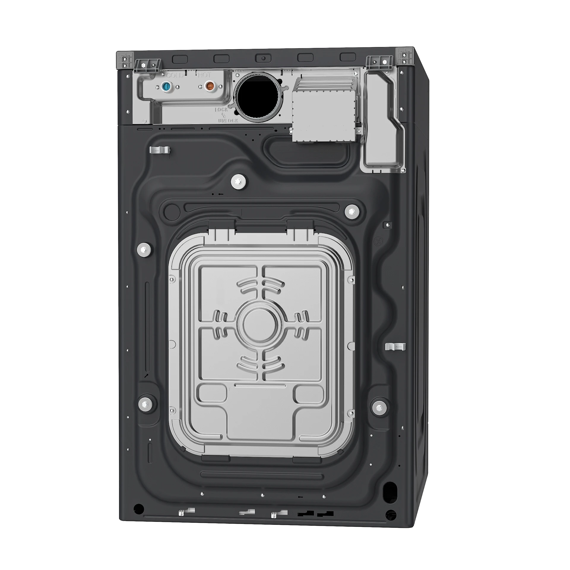 Bespoke AI All-in-One Vented Combo AI Home 7" LCD Display AI OptiWash™ & Dry 5.3 cu.ft. WD90F53AVYUS