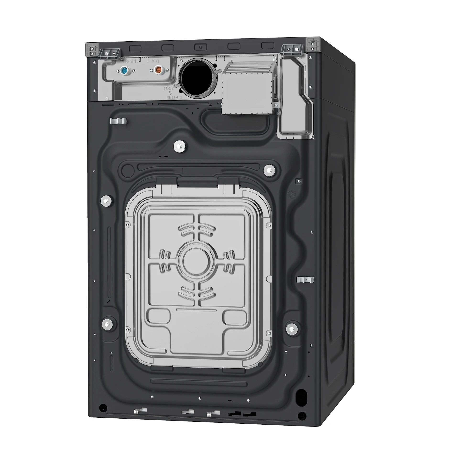 Bespoke AI All-in-One Vented Combo AI Home 7" LCD Display AI OptiWash™ & Dry 5.3 cu.ft. WD90F53AVYUS