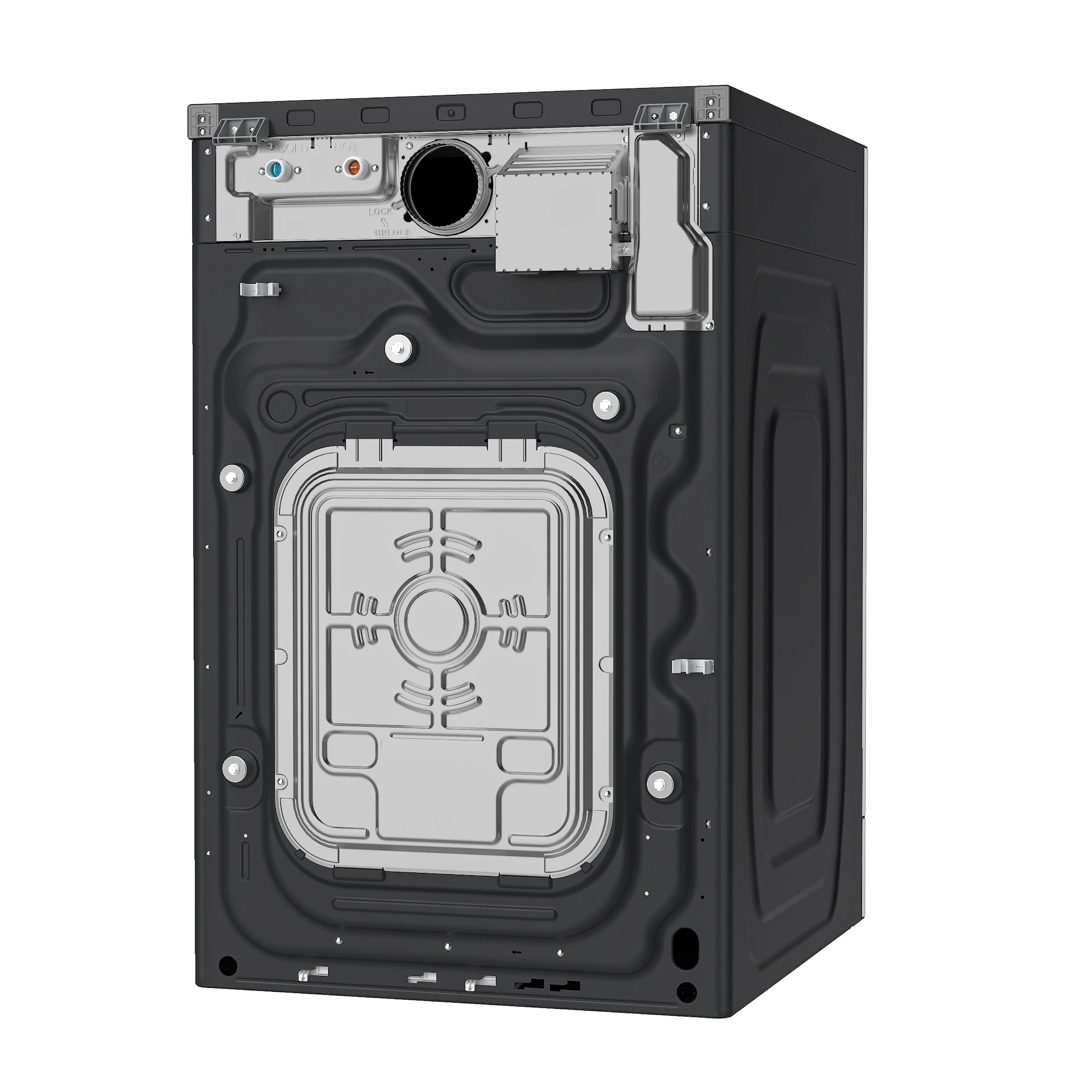 Bespoke AI All-in-One Vented Combo AI Home 7" LCD Display AI OptiWash™ & Dry 5.3 cu.ft. WD90F53AVYUS