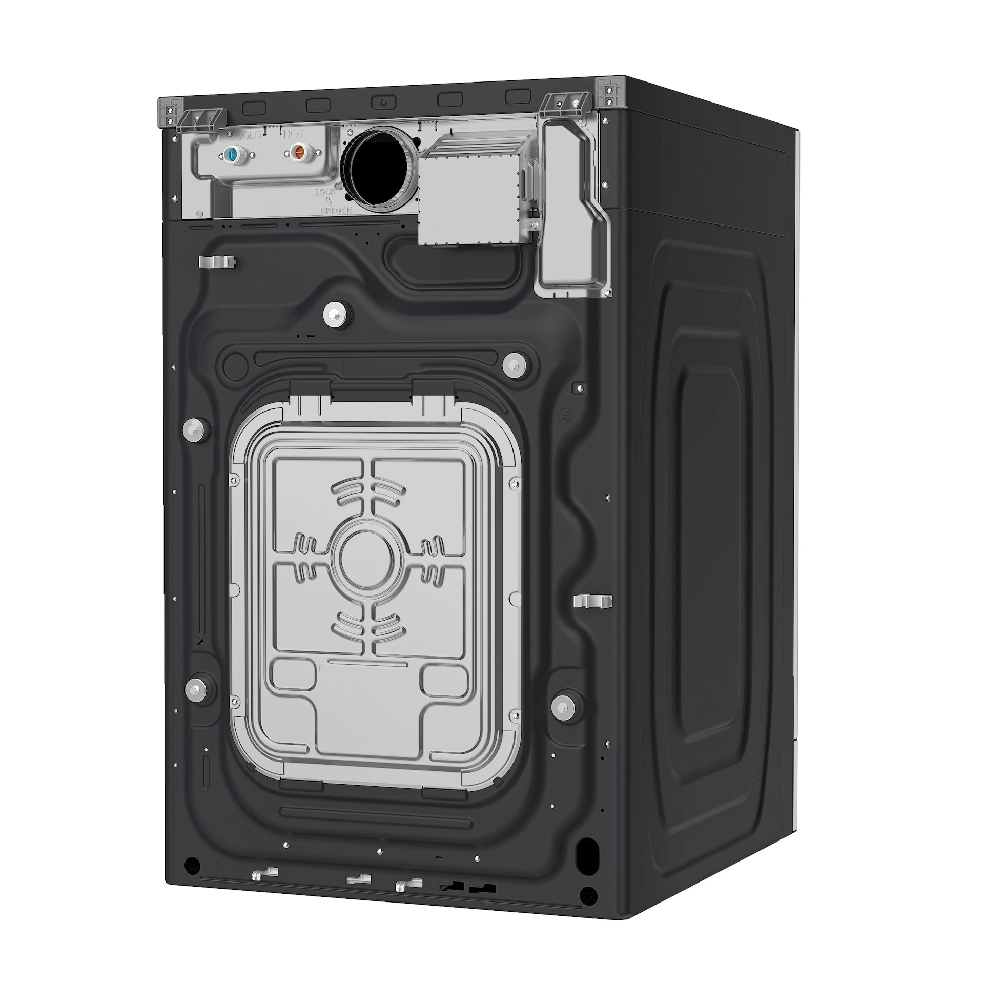 Bespoke AI All-in-One Vented Combo AI Home 7" LCD Display AI OptiWash™ & Dry 5.3 cu.ft. WD90F53AVYUS