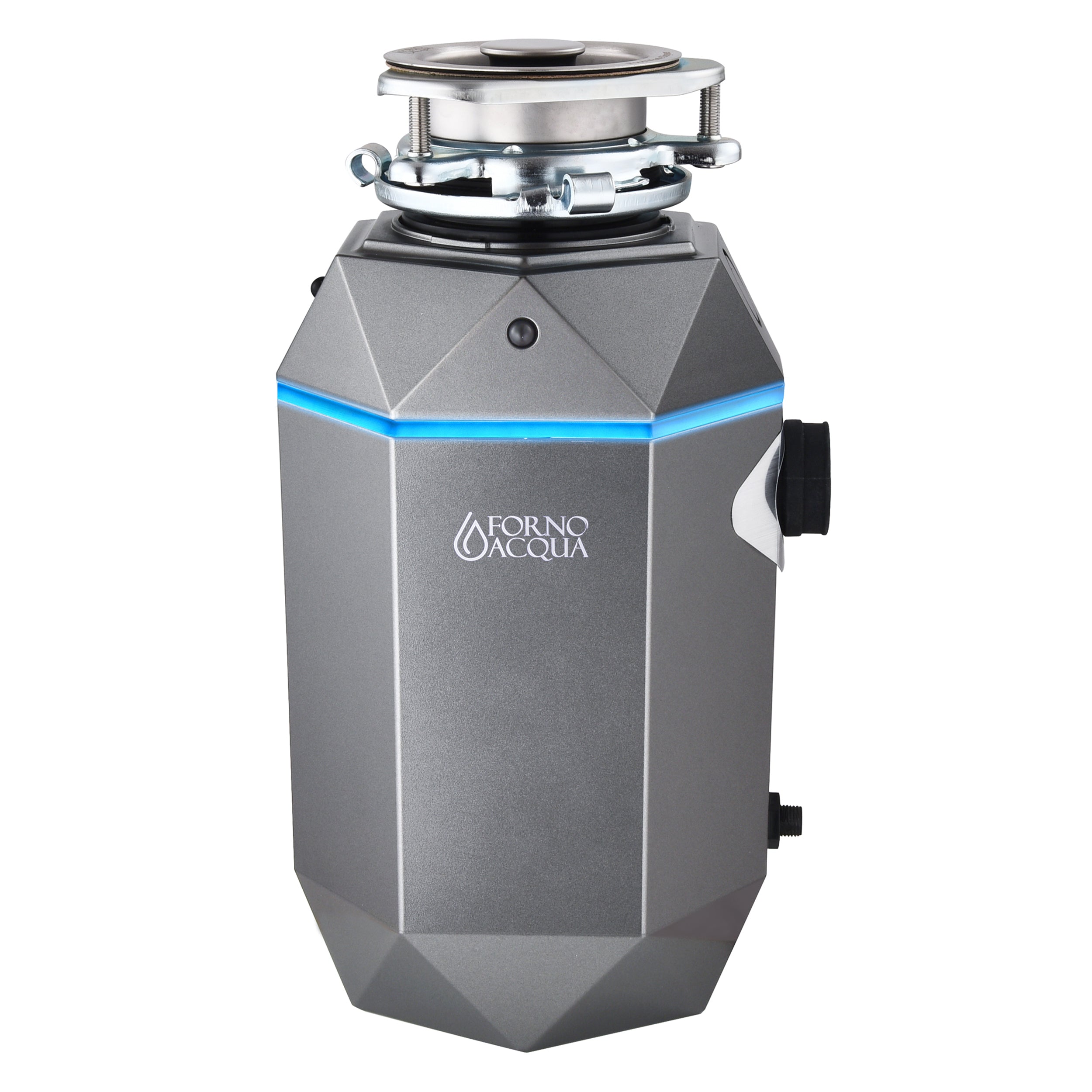 ACQUA BrightDIAMOND 3/4HP Super Quiet Garbage Disposal Corded with Motion Sensor Cabinet Light & Pre-Wired Air Switch WDD075TA1BO