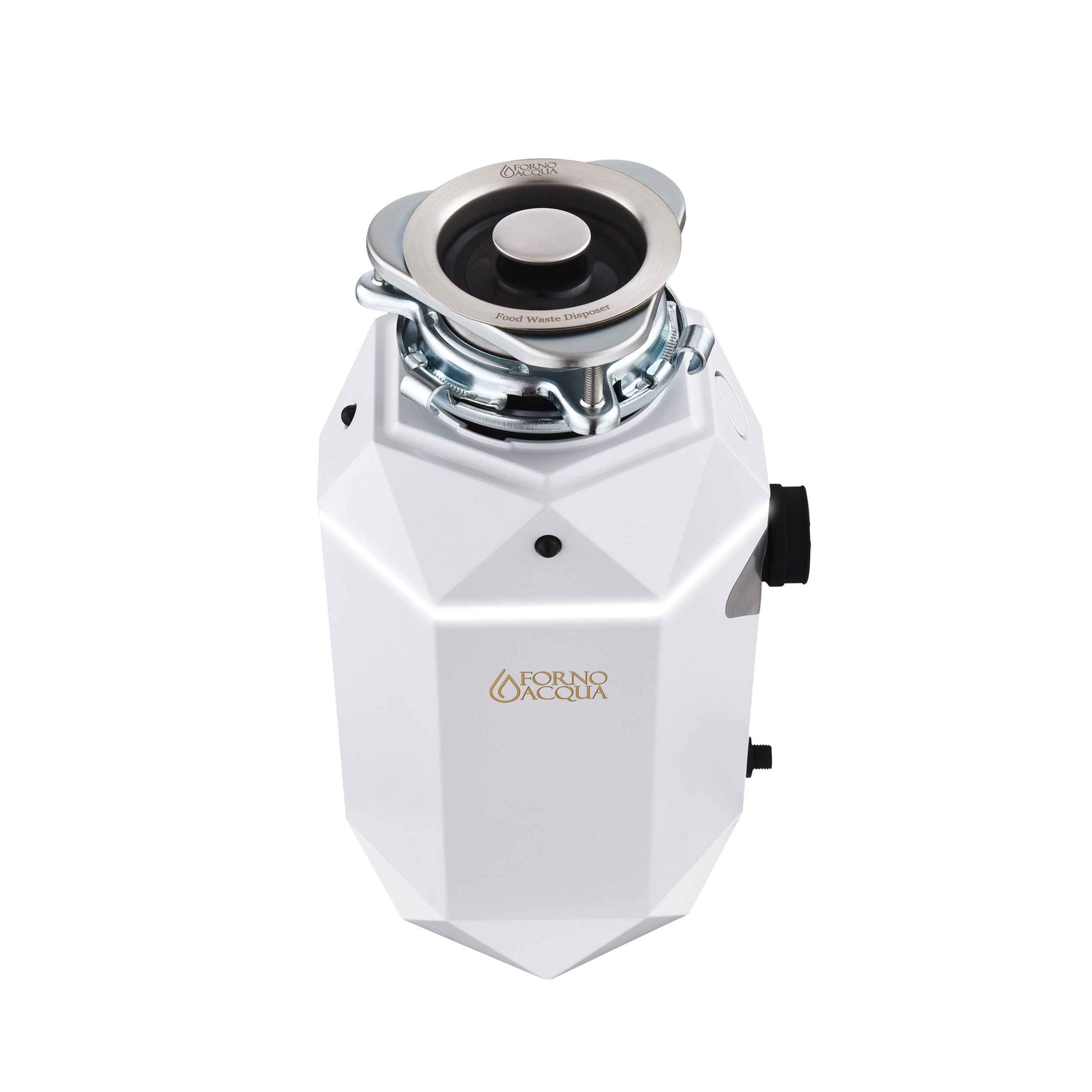 ACQUA BrightDIAMOND 3/4HP Super Quiet Garbage Disposal Corded with Motion Sensor Cabinet Light & Pre-Wired Air Switch WDD075TA2MS