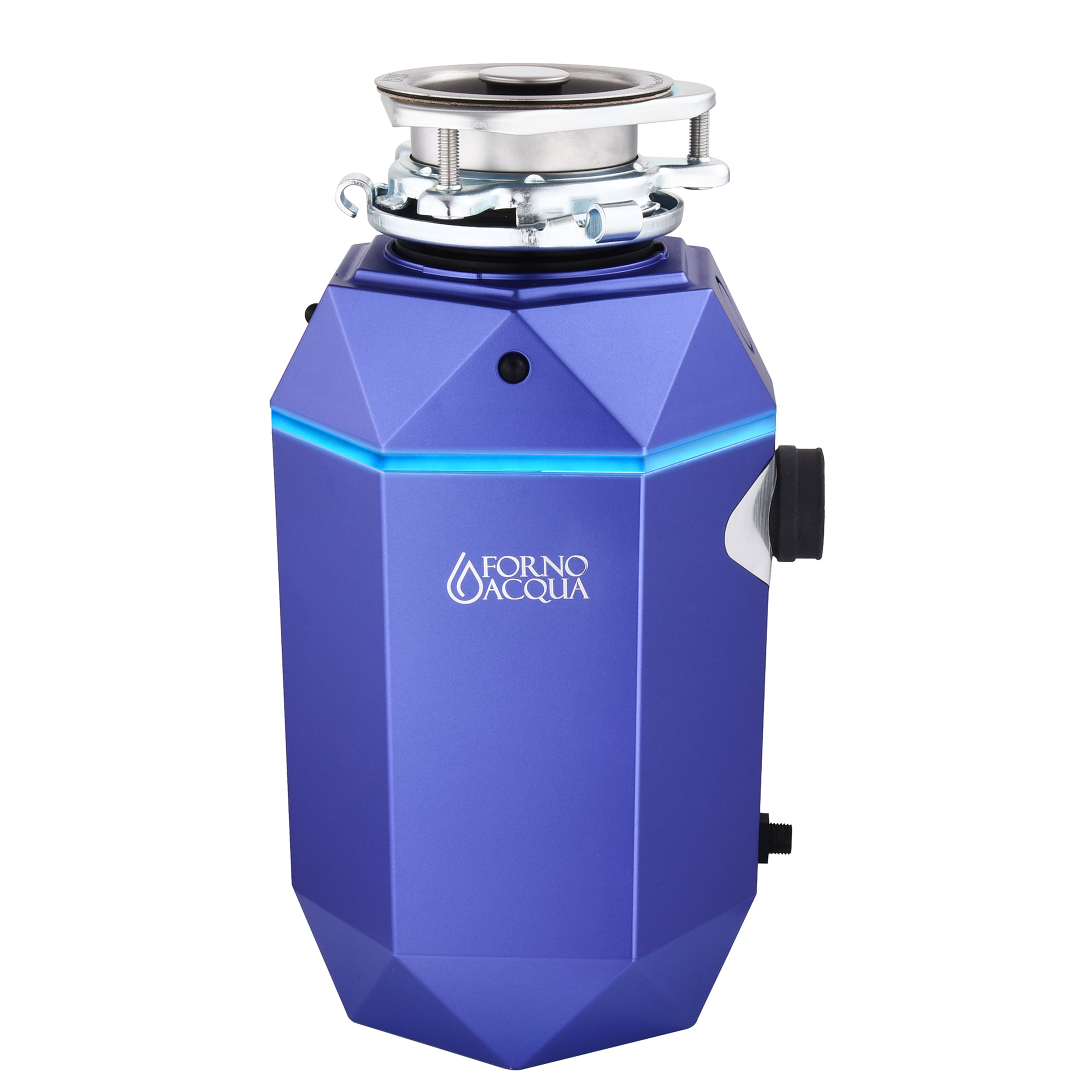 ACQUA BrightDIAMOND 1HP Super Quiet Garbage Disposal Corded with Motion Sensor Cabinet Light & Pre-Wired Air Switch WDD100TA1AM
