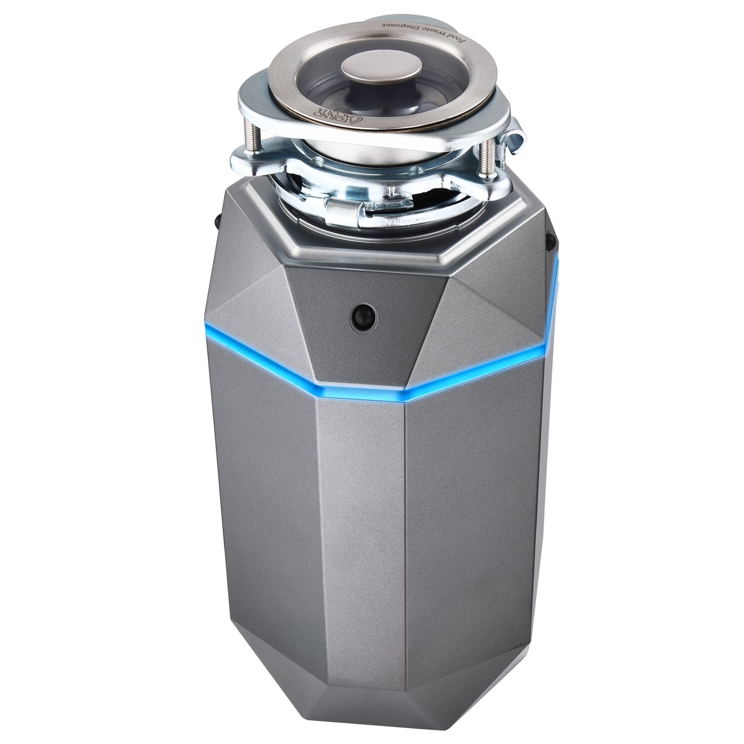 ACQUA BrightDIAMOND 1HP Super Quiet Garbage Disposal Corded with Motion Sensor Cabinet Light & Pre-Wired Air Switch WDD100TA1BO