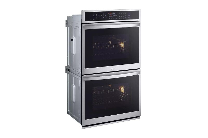 9.4 cu. ft. Smart Double Wall Oven with InstaView®, True Convection, Air Fry, and Steam Sous Vide view 2