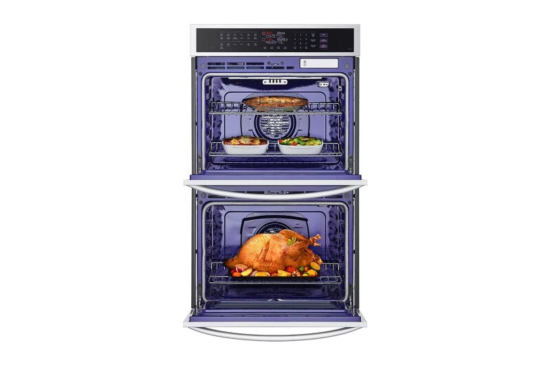 9.4 cu. ft. Smart Double Wall Oven with InstaView®, True Convection, Air Fry, and Steam Sous Vide view 7
