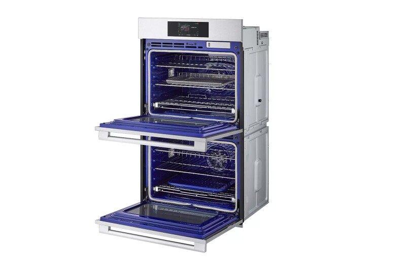 9.4 cu. ft. Smart InstaView® Electric Double Built-In Wall Oven with Air Fry & Steam Sous Vide view 10