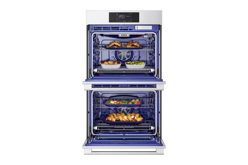 9.4 cu. ft. Smart InstaView® Electric Double Built-In Wall Oven with Air Fry & Steam Sous Vide view 12