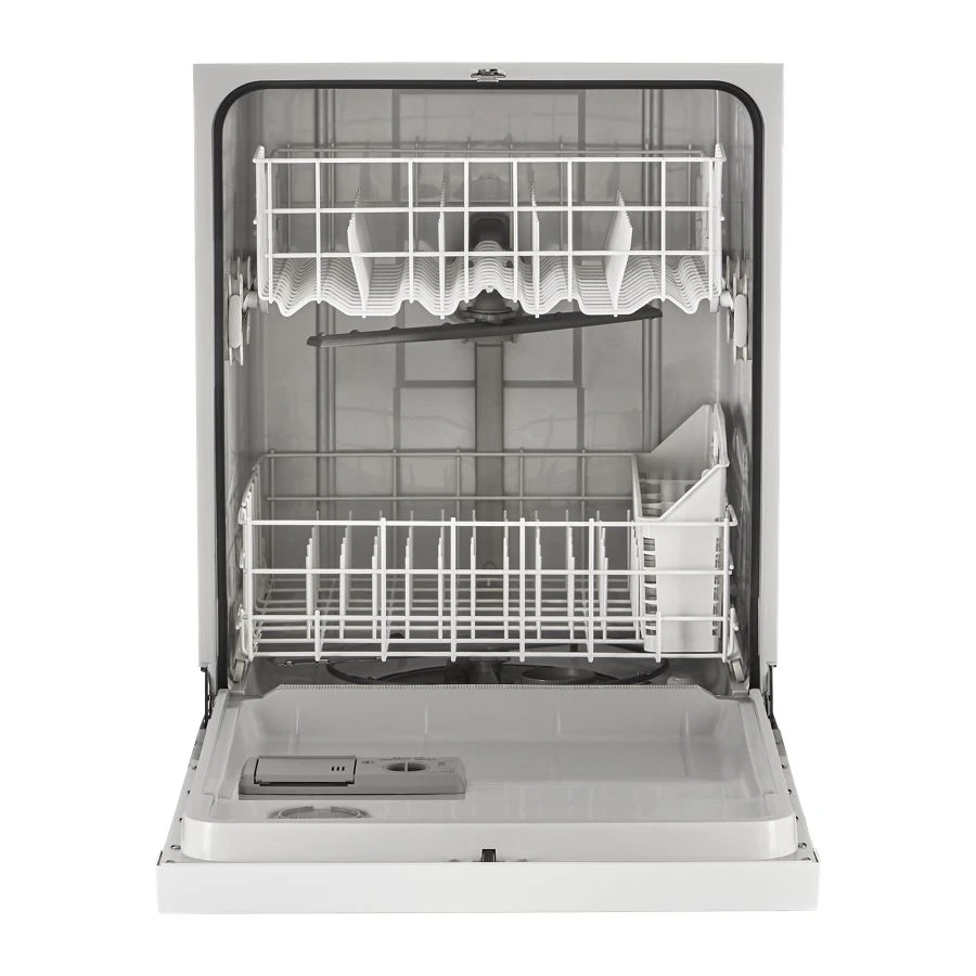Quiet Dishwasher with Heated Dry and Factory-Installed Power Cord WDF331PAMW