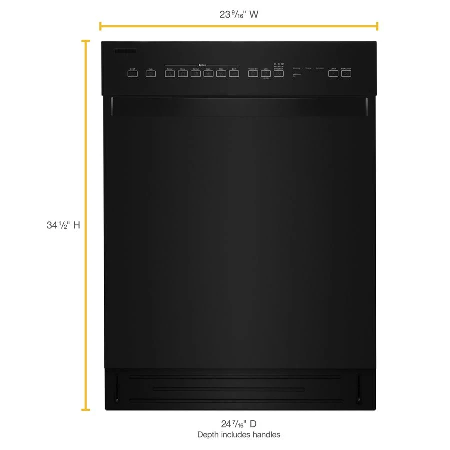 Quiet Dishwasher with Stainless Steel Tub view 11
