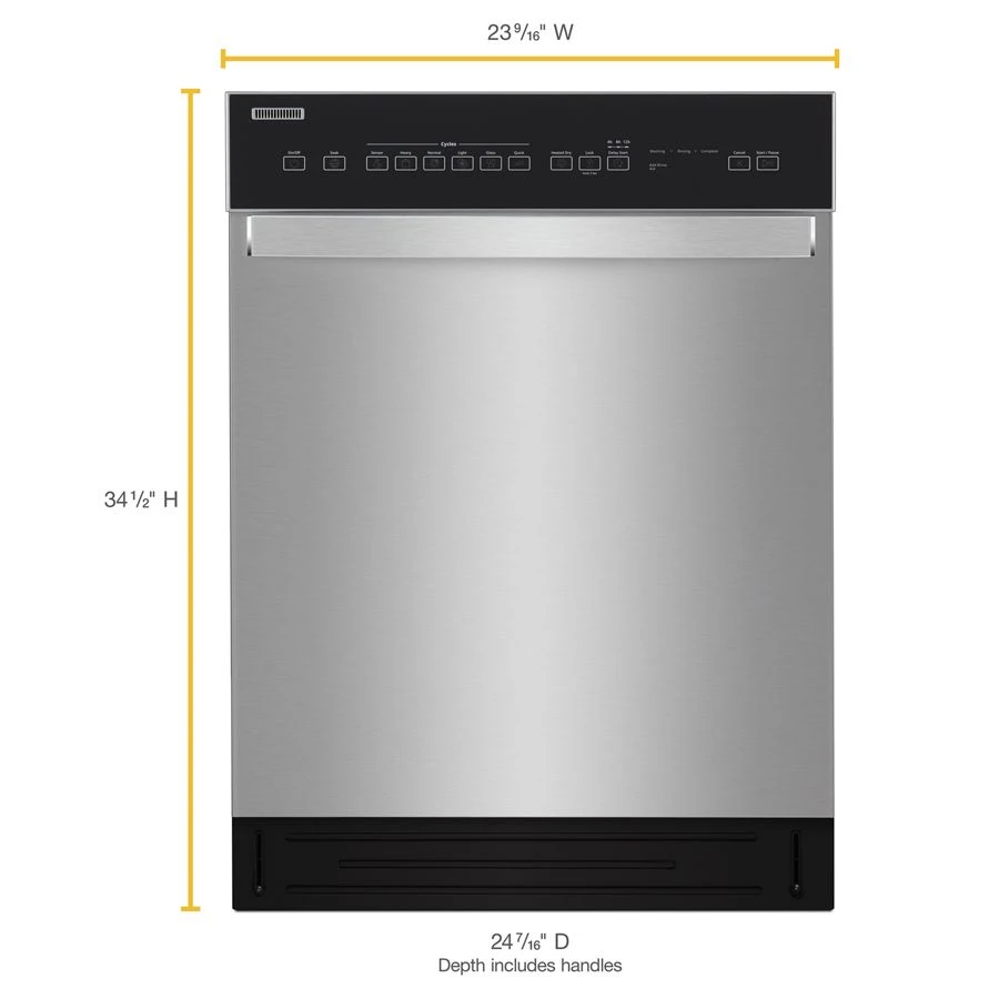 Quiet Dishwasher with Stainless Steel Tub view 11