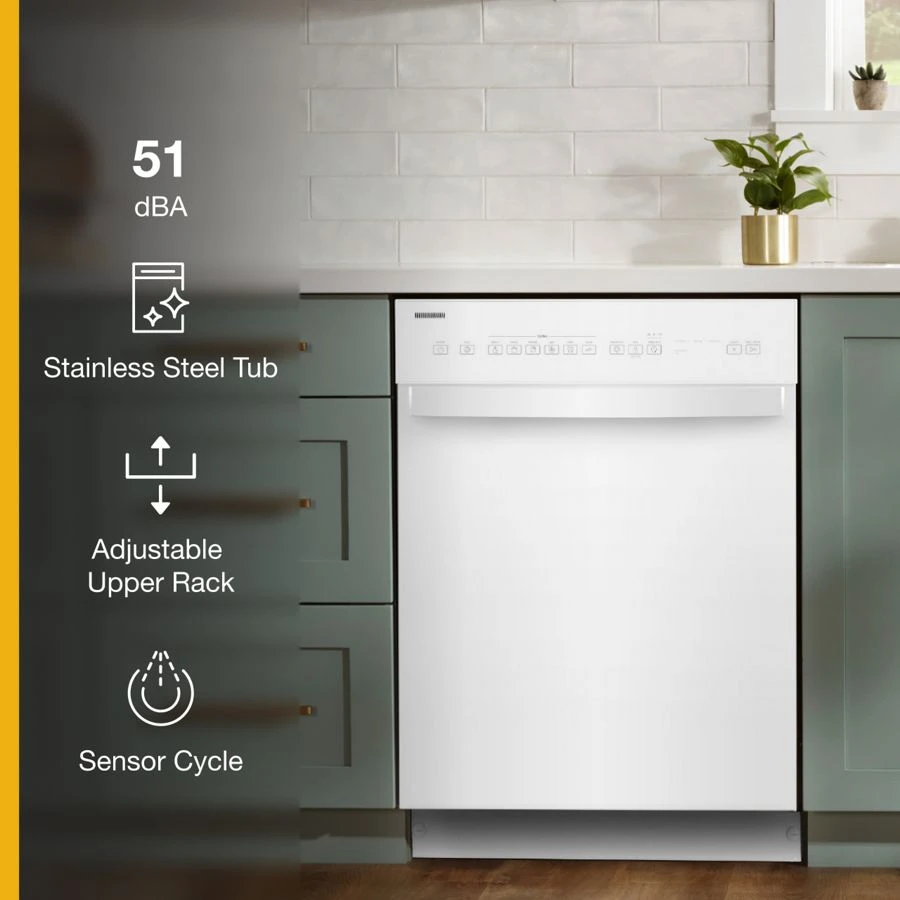Quiet Dishwasher with Stainless Steel Tub view 3