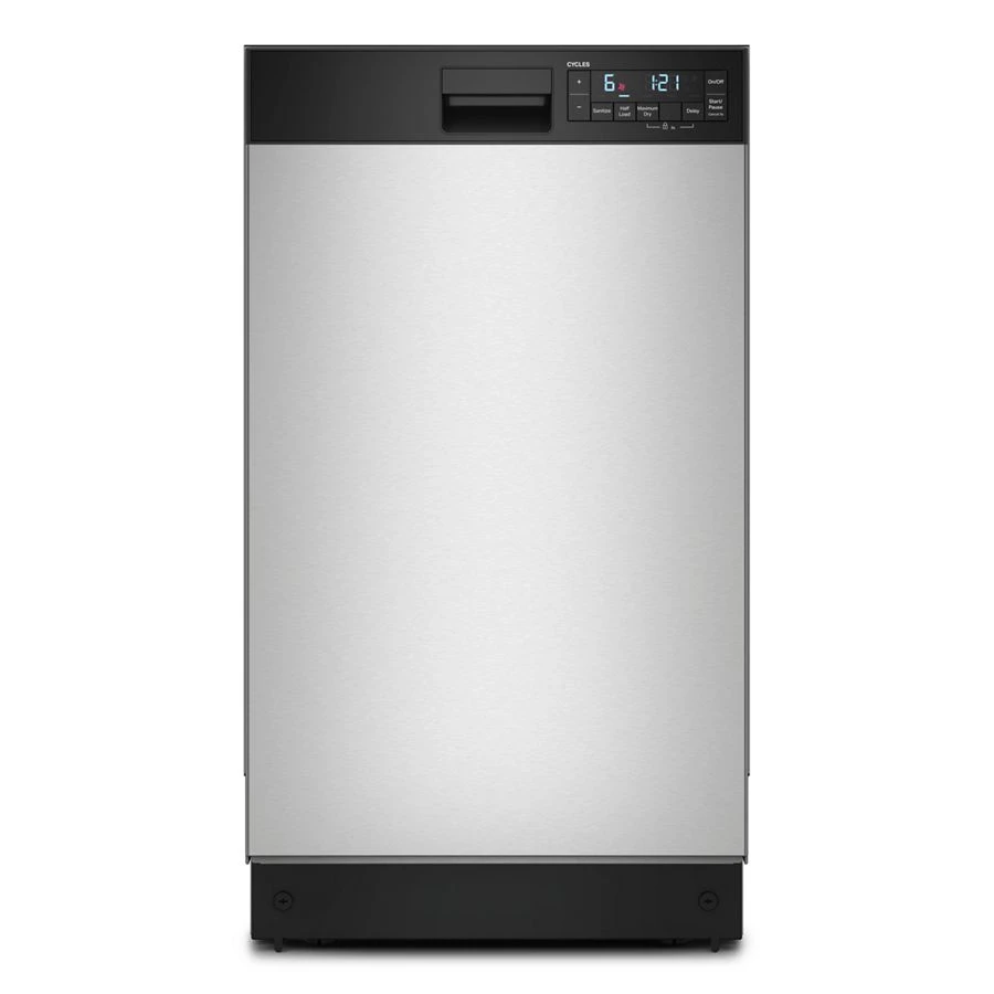 18" Stainless Steel Dishwasher with Half Load Cycle and Triple Spray Arms - 48 dBA WDFS5118SS