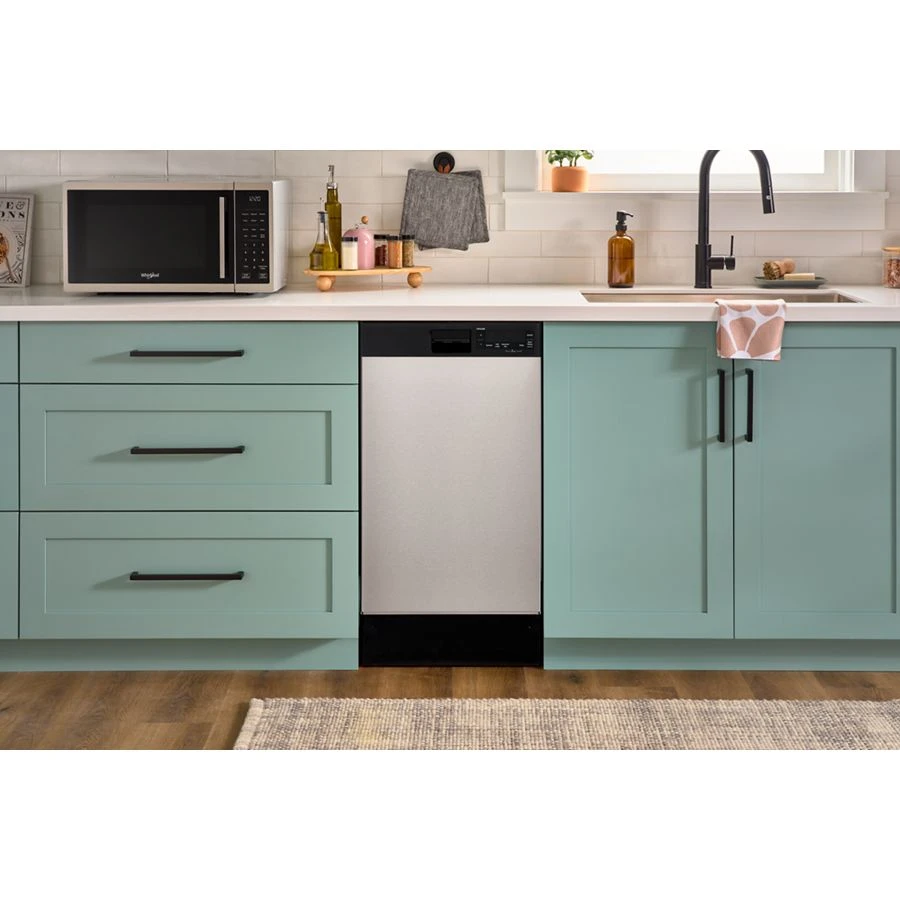 18" Stainless Steel Dishwasher with Half Load Cycle and Triple Spray Arms - 48 dBA WDFS5118SS