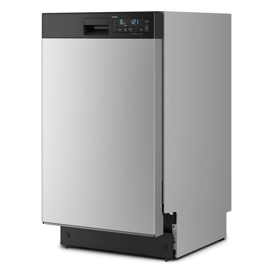 18" Stainless Steel Dishwasher with Half Load Cycle and Triple Spray Arms - 48 dBA WDFS5118SS