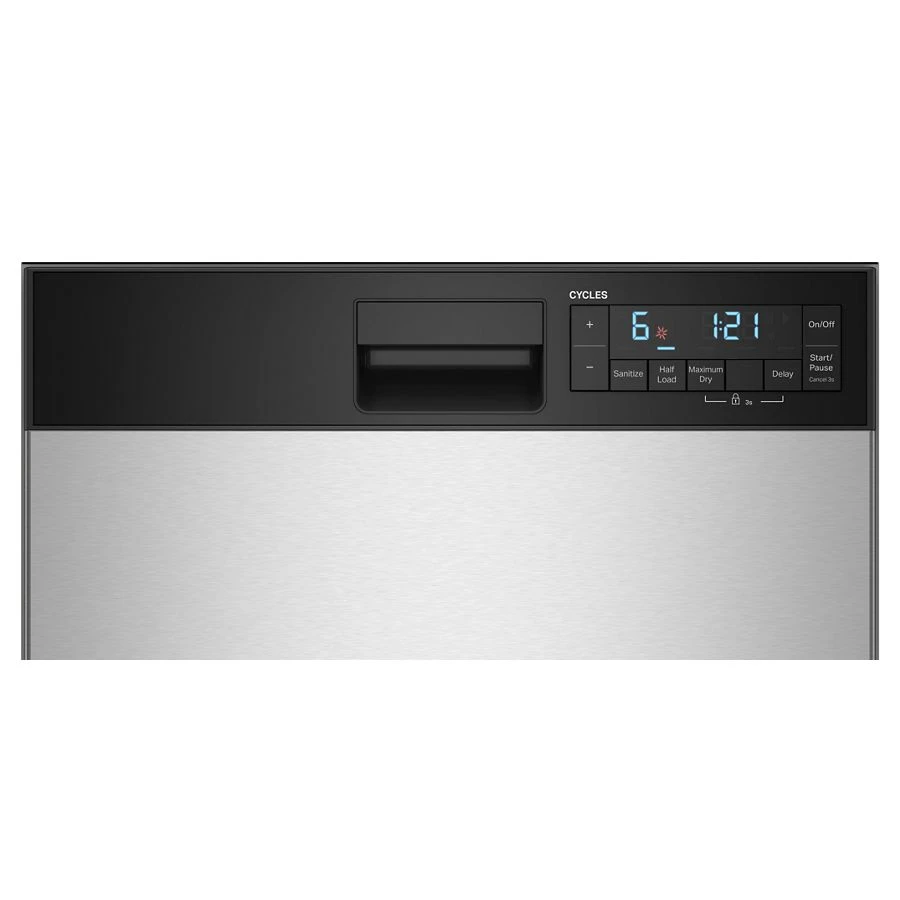 18" Stainless Steel Dishwasher with Half Load Cycle and Triple Spray Arms - 48 dBA WDFS5118SS